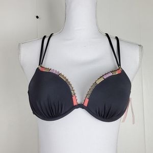 NWT Victoria's secret  gorgeous strappy Bikini top size 34A